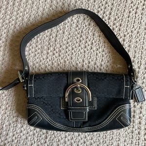 Authentic Coach Handbag - Canvas & Leather #A06Q-3628